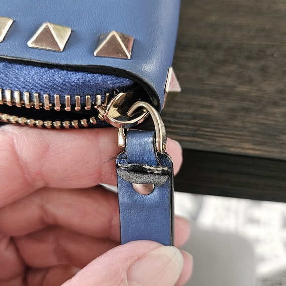 Valentino Blue Studded Wallet - Picture 9 of 9